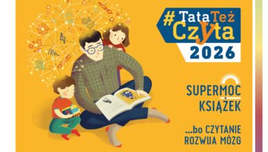 Tata też czyta! Biblioteka w Wołominie zaprasza do wyjątkowego konkursu fotograficznego