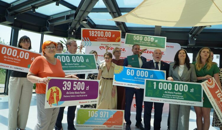 Prawie 4,2 mln zł z budżetu samorządu Mazowsza dla powiatu pruszkowskiego