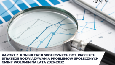 Wołomin - Raport z konsultacji społecznych dotyczących projektu Strategii Rozwiązywania Problemów Społecznych Gminy Wołomin na lata 2026-2032