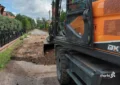 Marki - Prace drogowe w ulicy Świerkowej