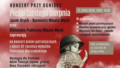 Marki - Koncert pieśni patriotycznych przy ognisku
