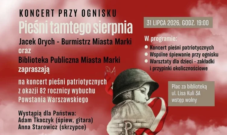 Marki - Koncert pieśni patriotycznych przy ognisku