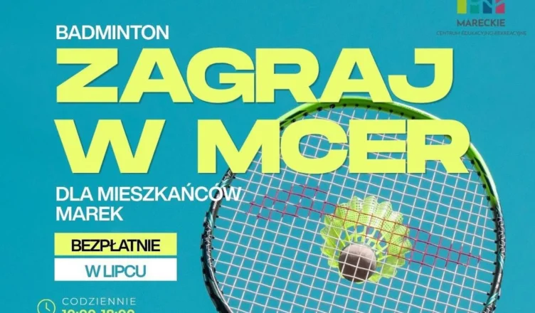Marki - Badminton dla mieszkańców Marek