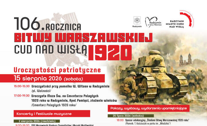106. rocznica Bitwy Warszawskiej 1920 roku