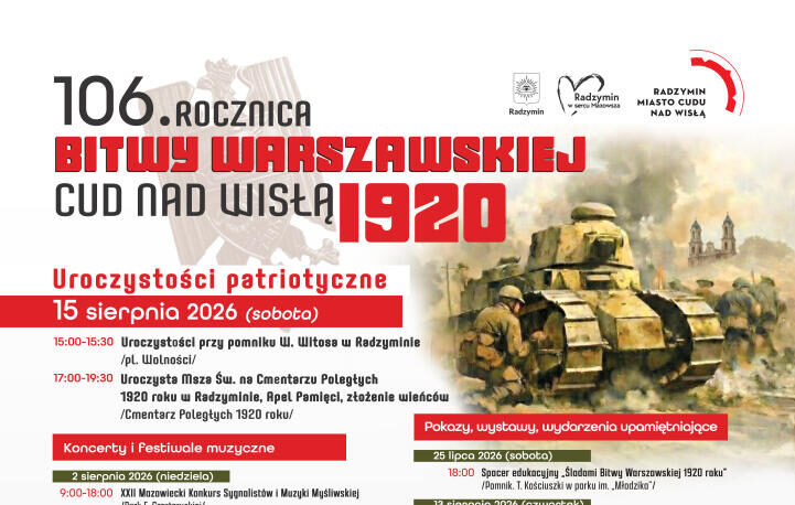 106. rocznica Bitwy Warszawskiej 1920 roku
