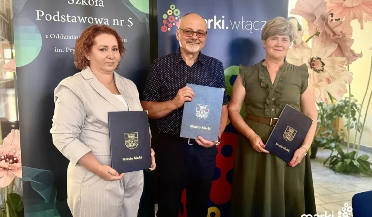 Marki - Nowa szatnia w SP 5!