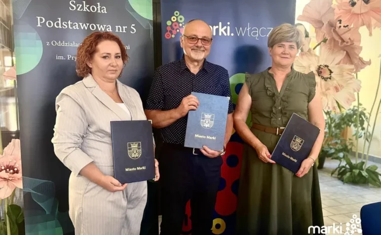 Marki - Nowa szatnia w SP 5!