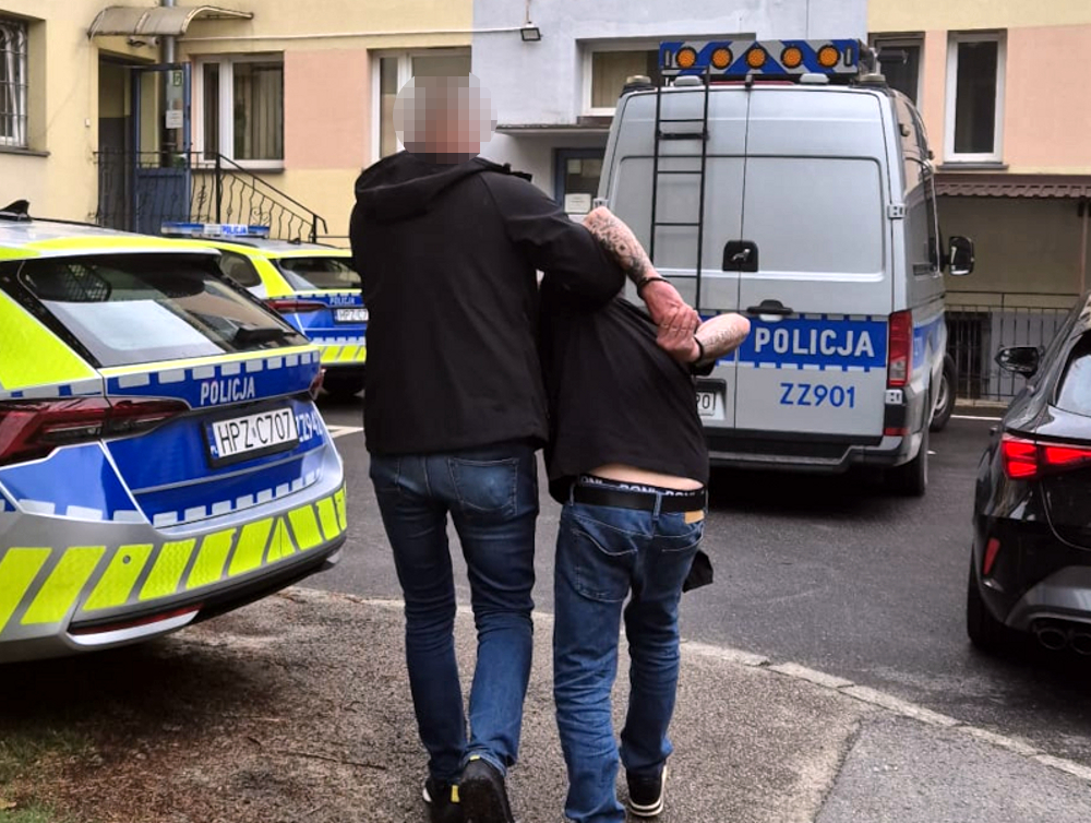 Aresztowany za kradzież zuchwałą