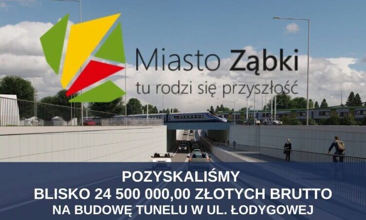 Tunel w ul. Łodygowej z finansowaniem. Ząbki są bliżej inwestycji, która ma odciążyć codzienne dojazdy do Warszawy