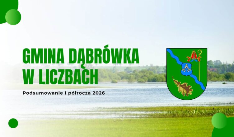 Dąbrówka po pierwszym półroczu 2026 roku. Gmina ma 8350 mieszkańców