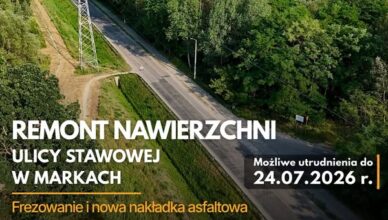 Remont nawierzchni ul. Stawowej w Markach