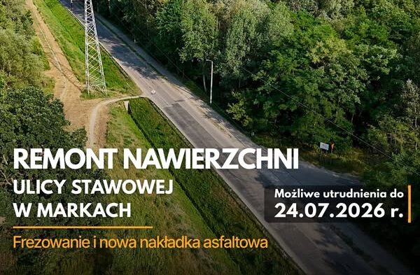 Remont nawierzchni ul. Stawowej w Markach