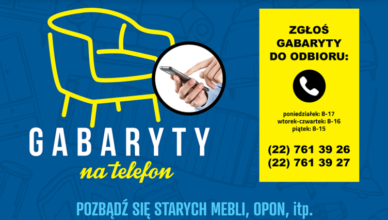 Zielonka - Kolejny odbiór "Gabarytów na telefon"