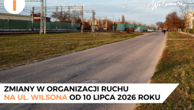 Wołomin - Czasowa organizacja ruchu na ul. Wilsona