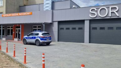 Zakłócił pracę medyków, uderzył ratownika i znieważył policjantów