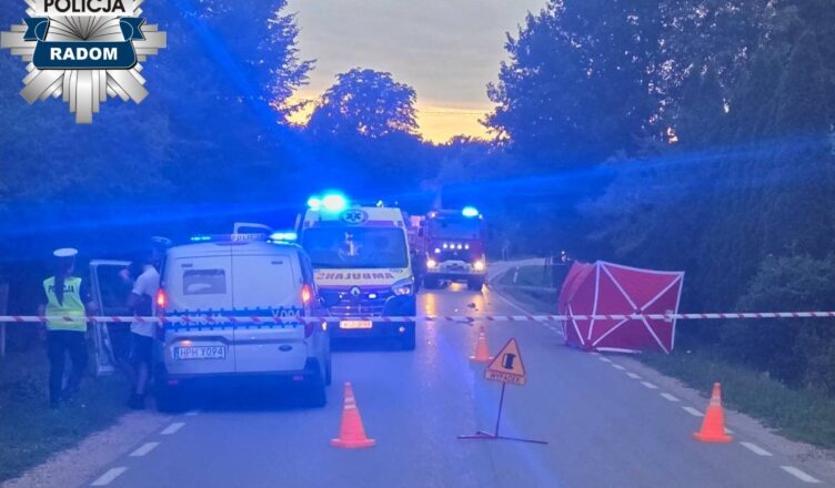 Śmiertelne potrącenie pieszej na terenie gminy Kowala