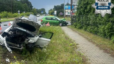 Zderzenie dwóch pojazdów w Mleczkowie