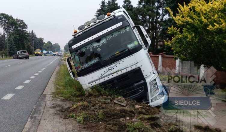 Groźnie wyglądające zdarzenie drogowe w Nowych Iganiach