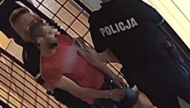 Agresywny 32‑latek w rękach policji