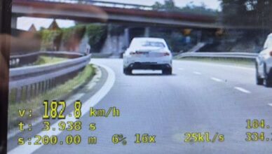 182 km/h na trasie S7. Brawura kosztowała kierowcę 2000 zł i 14 punktów karnych