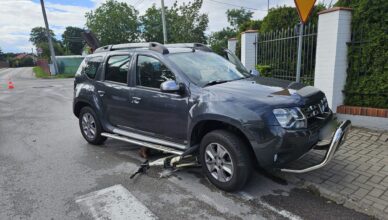 17-letnia rowerzystka potrącona w Czerwińsku nad Wisłą. Nastolatka trafiła do szpitala
