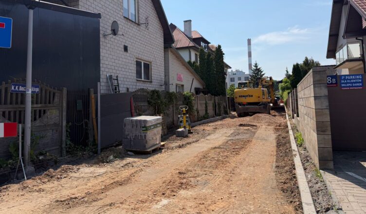 Ząbki - Prace remontowe przy ul. Baczyńskiego