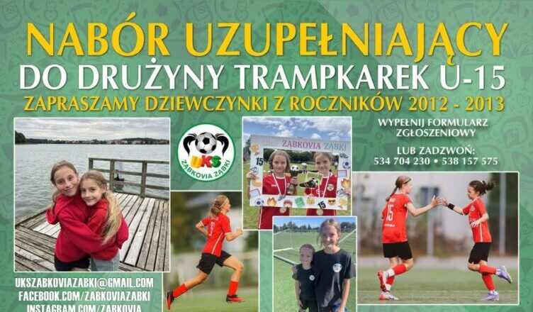 UKS Ząbkovia Ząbki prowadzi nabór do drużyny