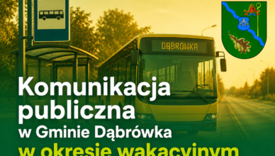 Dąbrówka - Komunikacja publiczna w okresie wakacyjnym