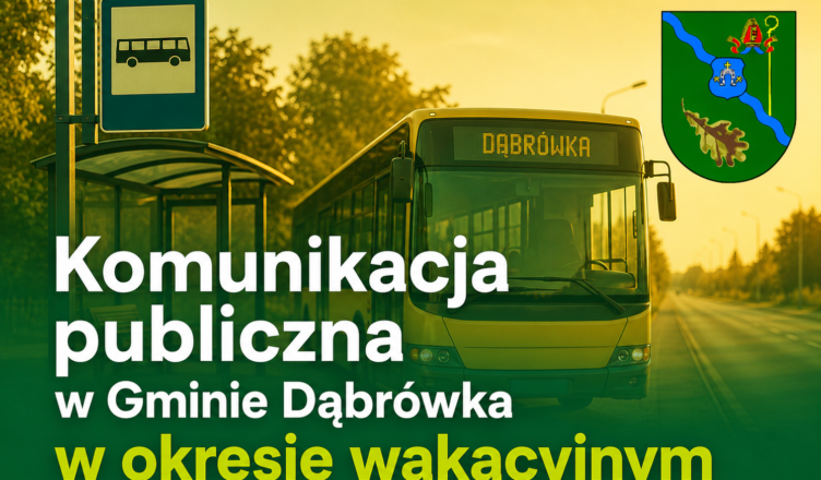 Dąbrówka - Komunikacja publiczna w okresie wakacyjnym