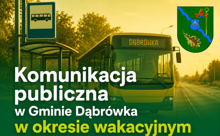 Dąbrówka - Komunikacja publiczna w okresie wakacyjnym
