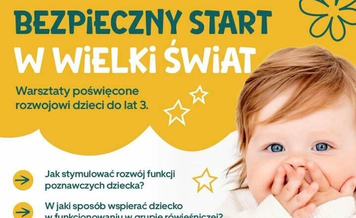 Rodzice najmłodszych dzieci spotkają się w Jadowie. Bezpłatne warsztaty o rozwoju i opiece nad maluchem