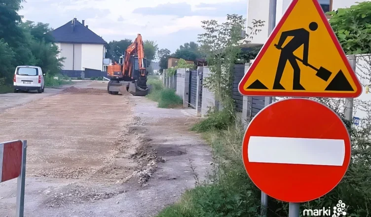 Marki - Ruszają prace w ul. Częstochowskiej