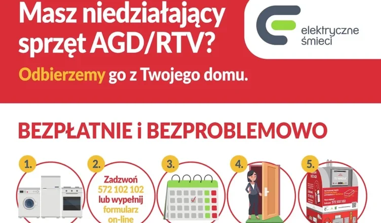 Marki - Duże elektroodpady odbierane bezpłatnie