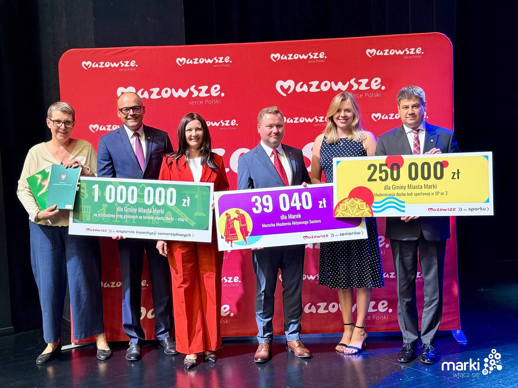 Blisko 1,3 mln zł dla Marek. Mazowieckie dotacje wesprą drogi, szkołę i seniorów