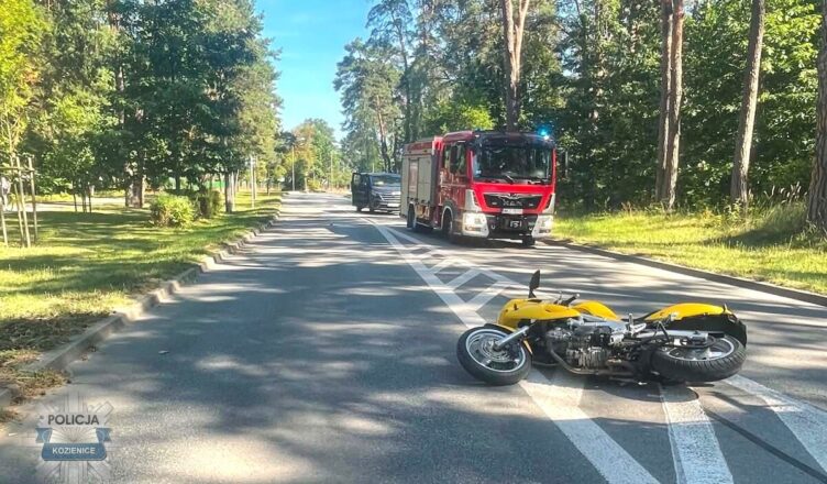 Wypadek na DK48. Nie żyje 60‑letni motocyklista