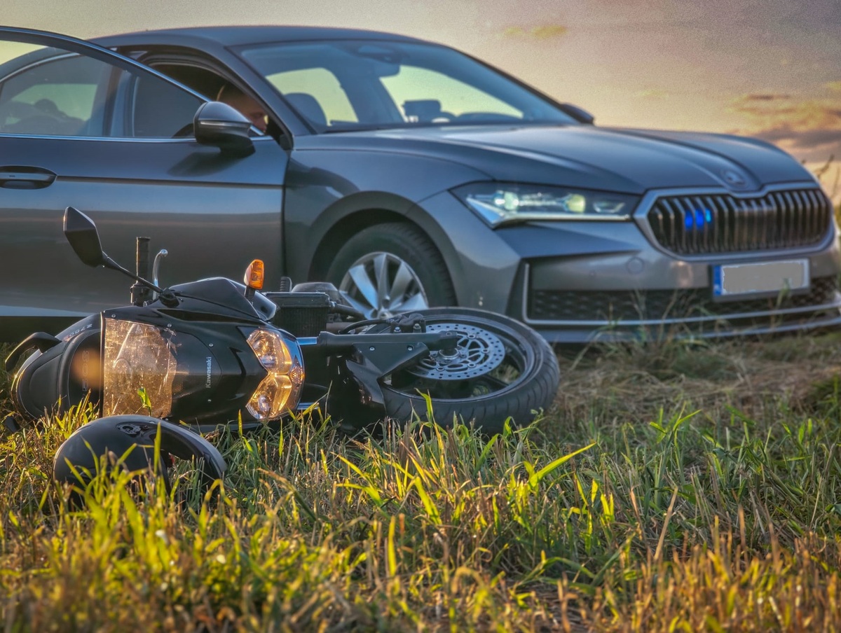 Policyjny pościg za nietrzeźwym motocyklistą, który nie zatrzymał się do kontroli drogowej