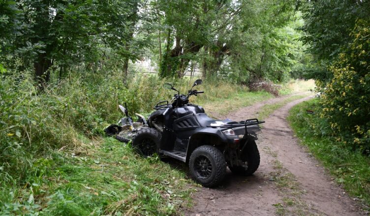 Wypadek z udziałem 11-latka kierującego quadem