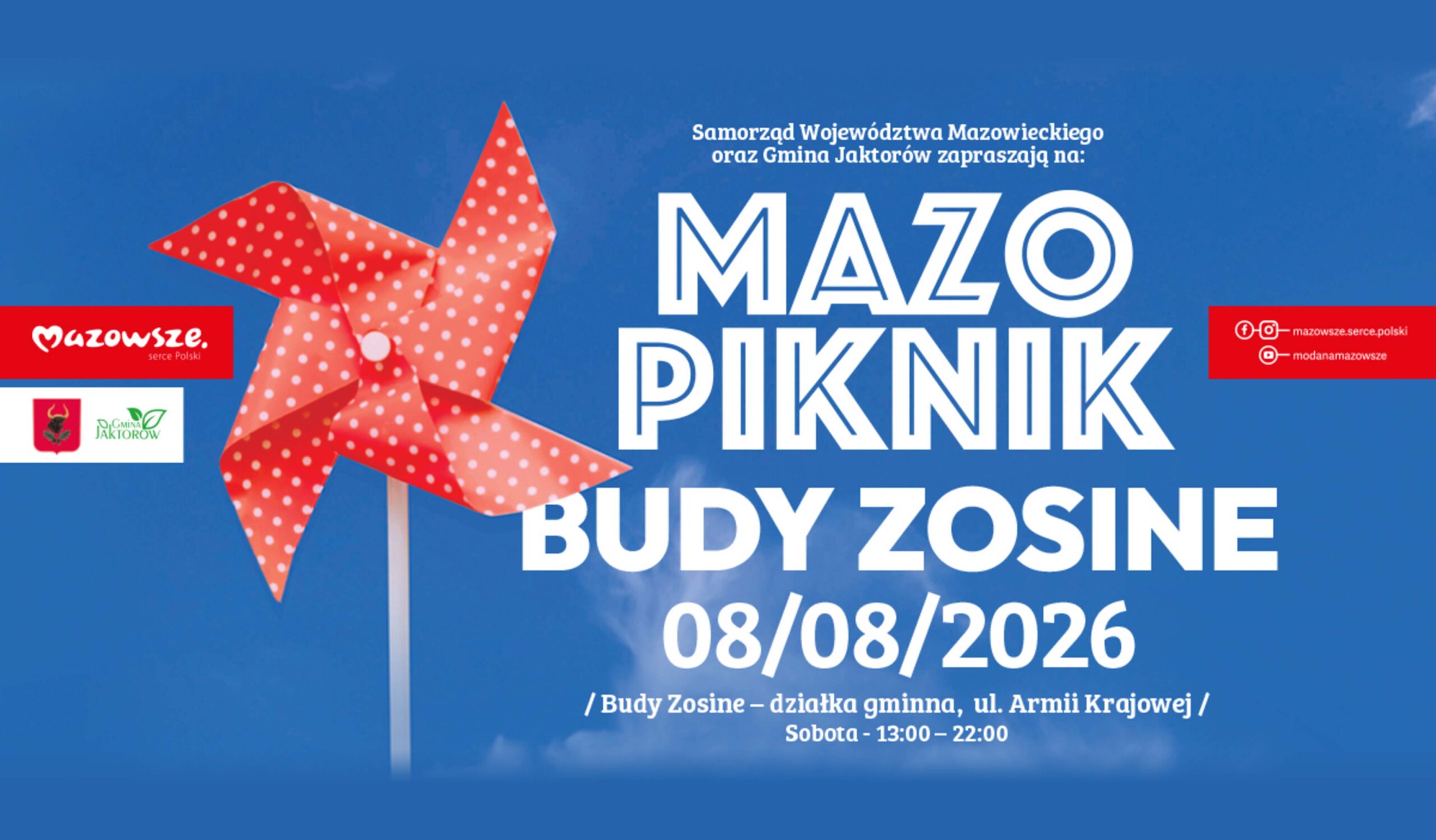 Już w sobotę MAZOpiknik w Budach Zosinych!
