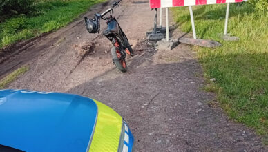 14-latek zatrzymany na motorowerze. O jego losie zdecyduje Sąd Rodzinny
