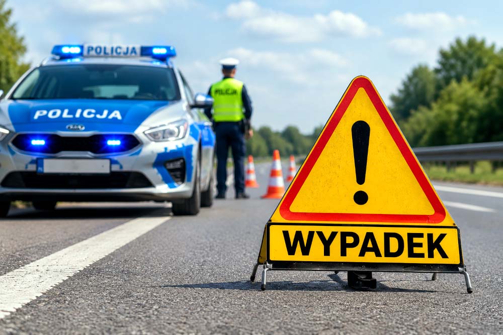 Policja poszukuje świadków wypadku w Starym Dybowie