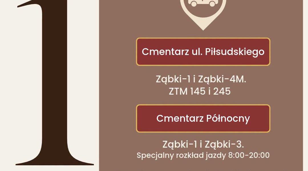 Ząbki – Wszystkich Świętych – ważne informacje dla mieszkańców
