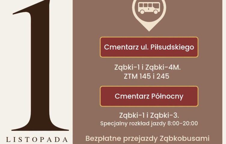 Ząbki – Wszystkich Świętych – ważne informacje dla mieszkańców