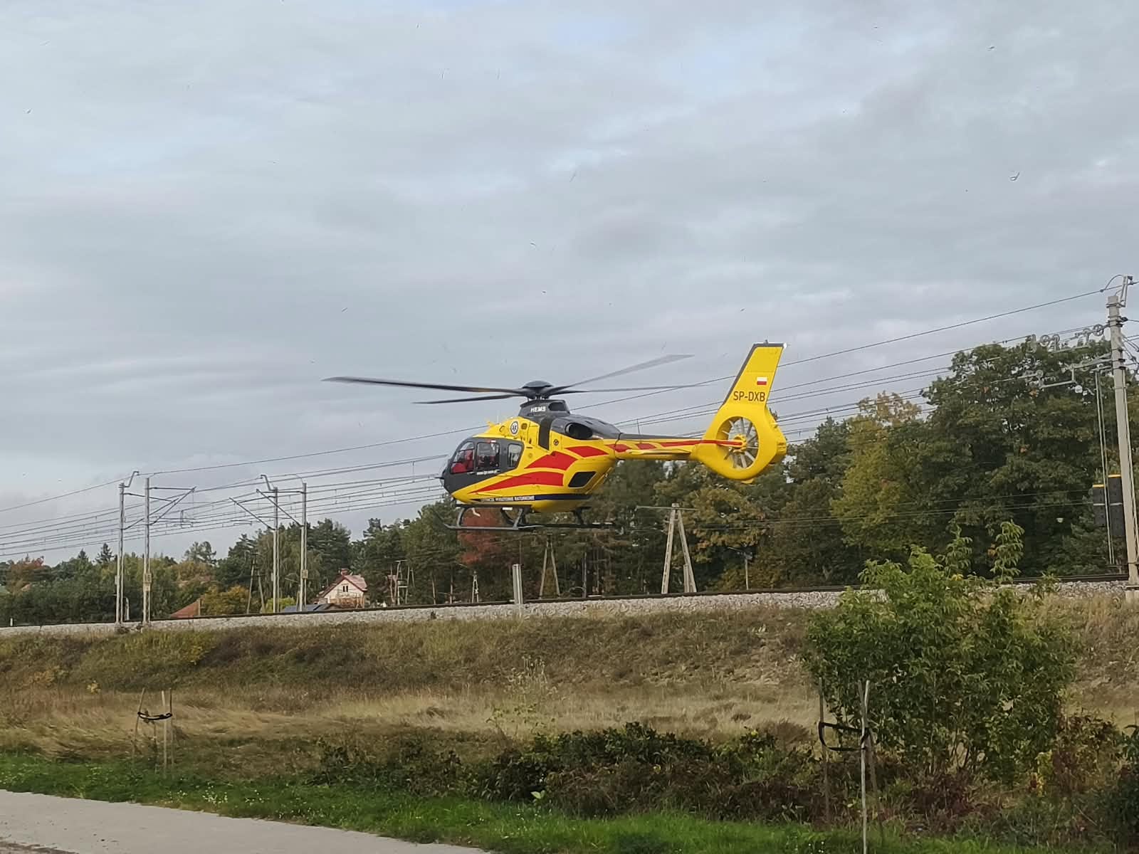 Dramat w Pomiechówku. Dziecko poparzone gorącym płynem, lądował śmigłowiec LPR