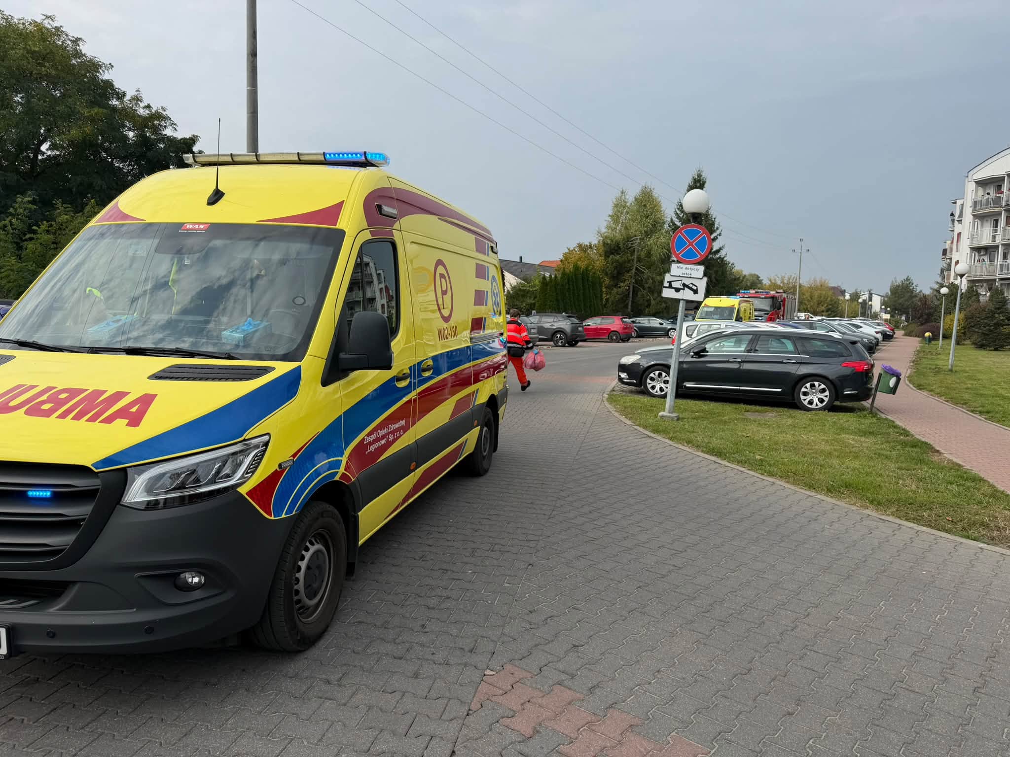Dwa zdarzenia z motocyklistami jednego dnia w Jabłonnie. Jeden z kierujących trafił do szpitala