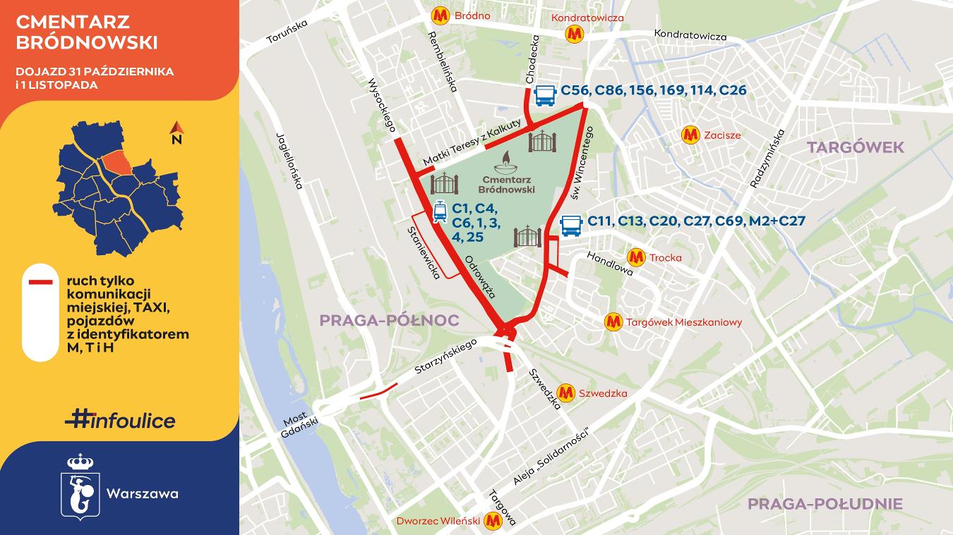 Jak dojechać na cmentarze w okresie Wszystkich Świętych?