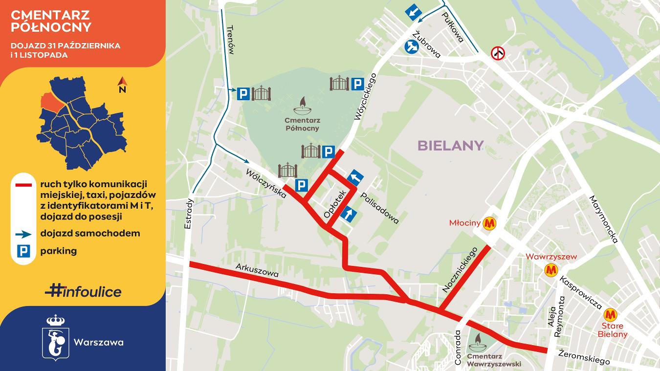 Jak dojechać na cmentarze w okresie Wszystkich Świętych?