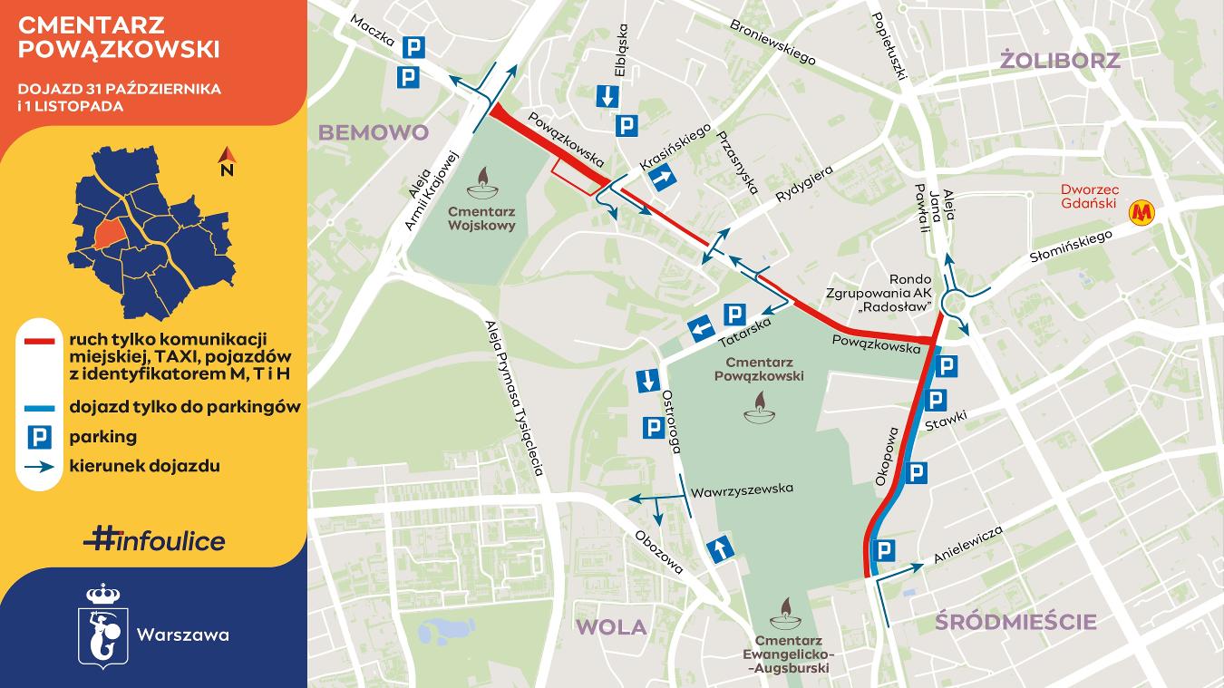 Jak dojechać na cmentarze w okresie Wszystkich Świętych?